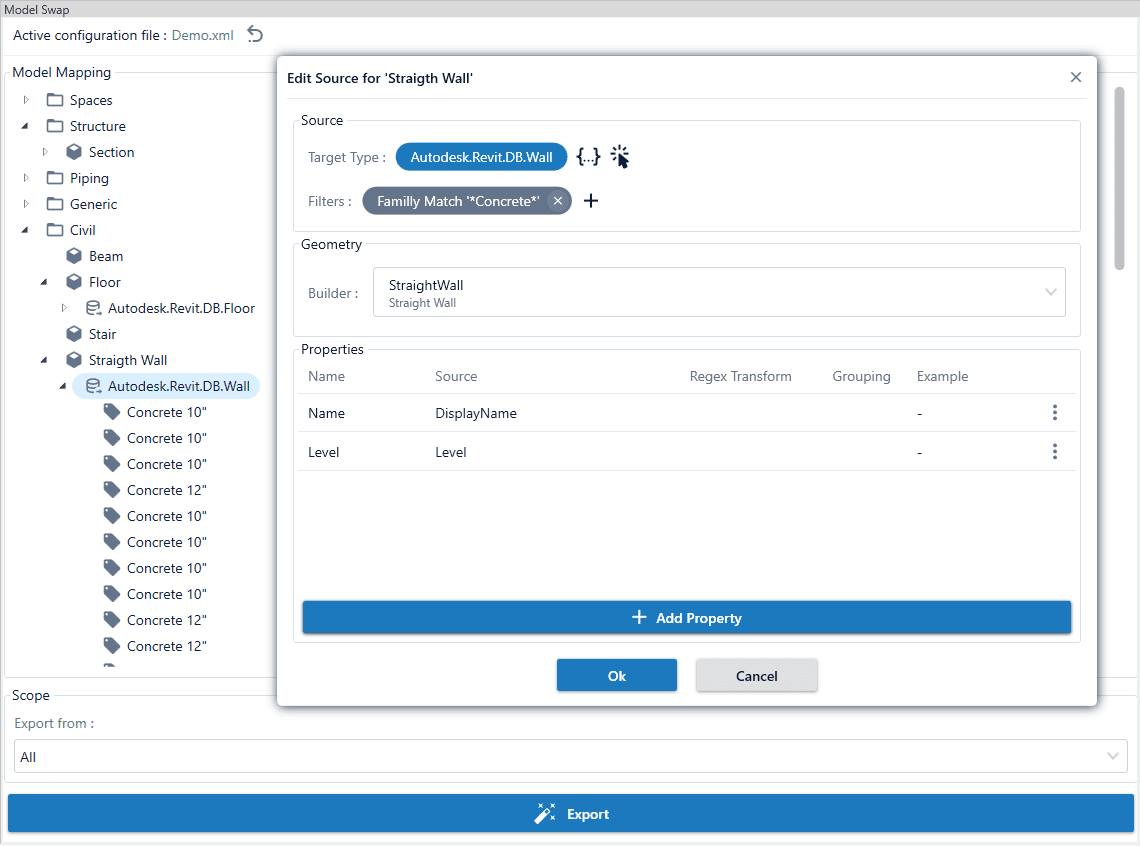 ModelSwap Configuration