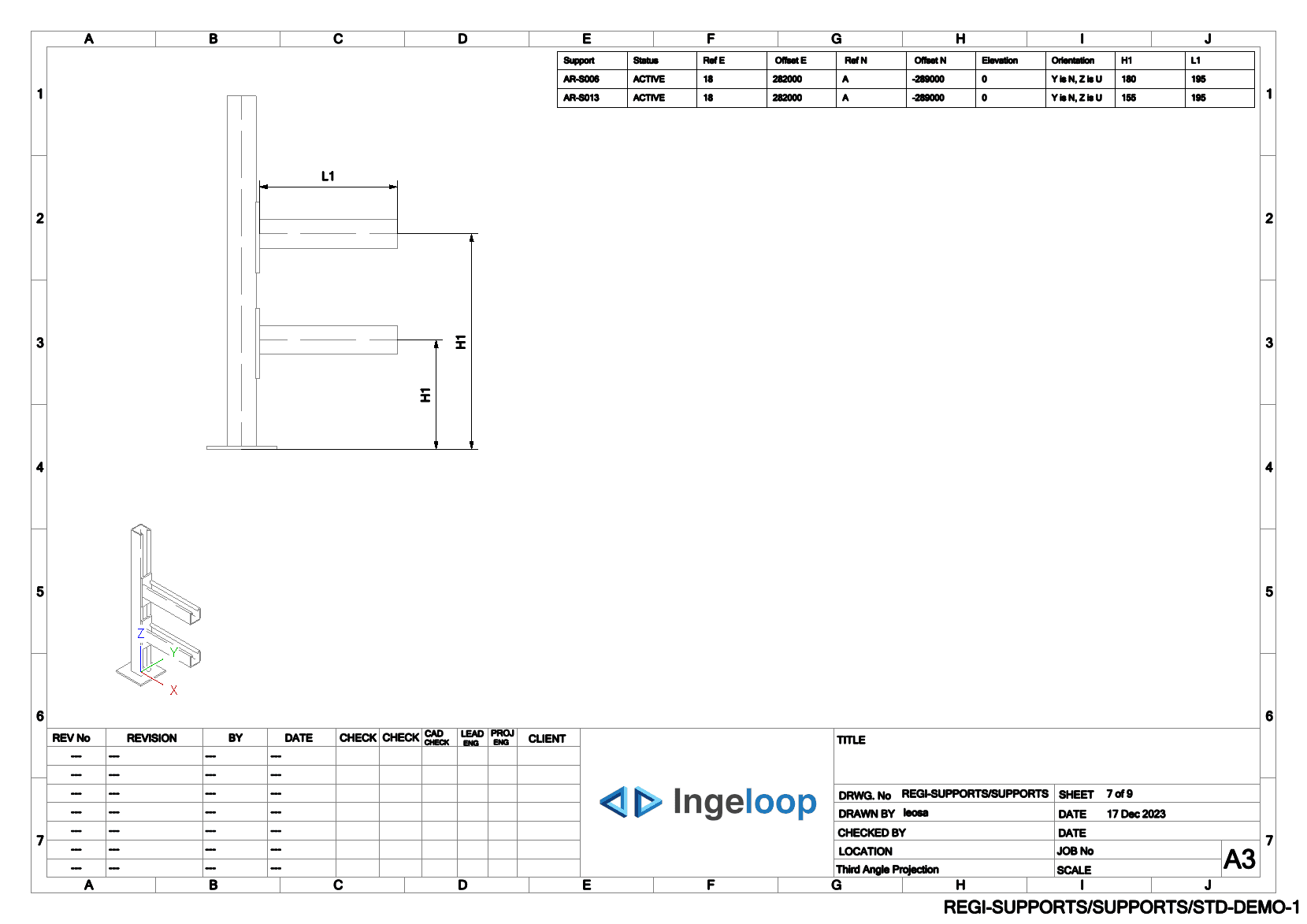 SupportManager Drawing